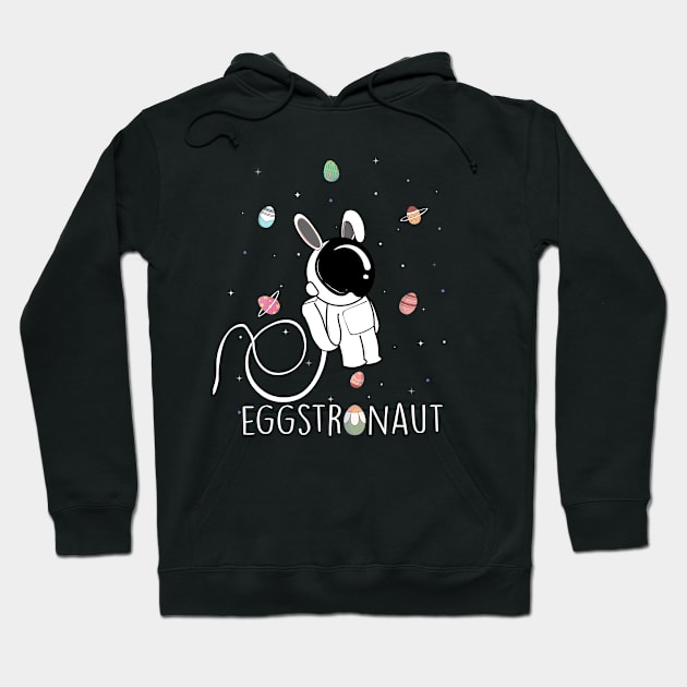 Easter Egg Hunter Astronaut Hoodie by larphyyy